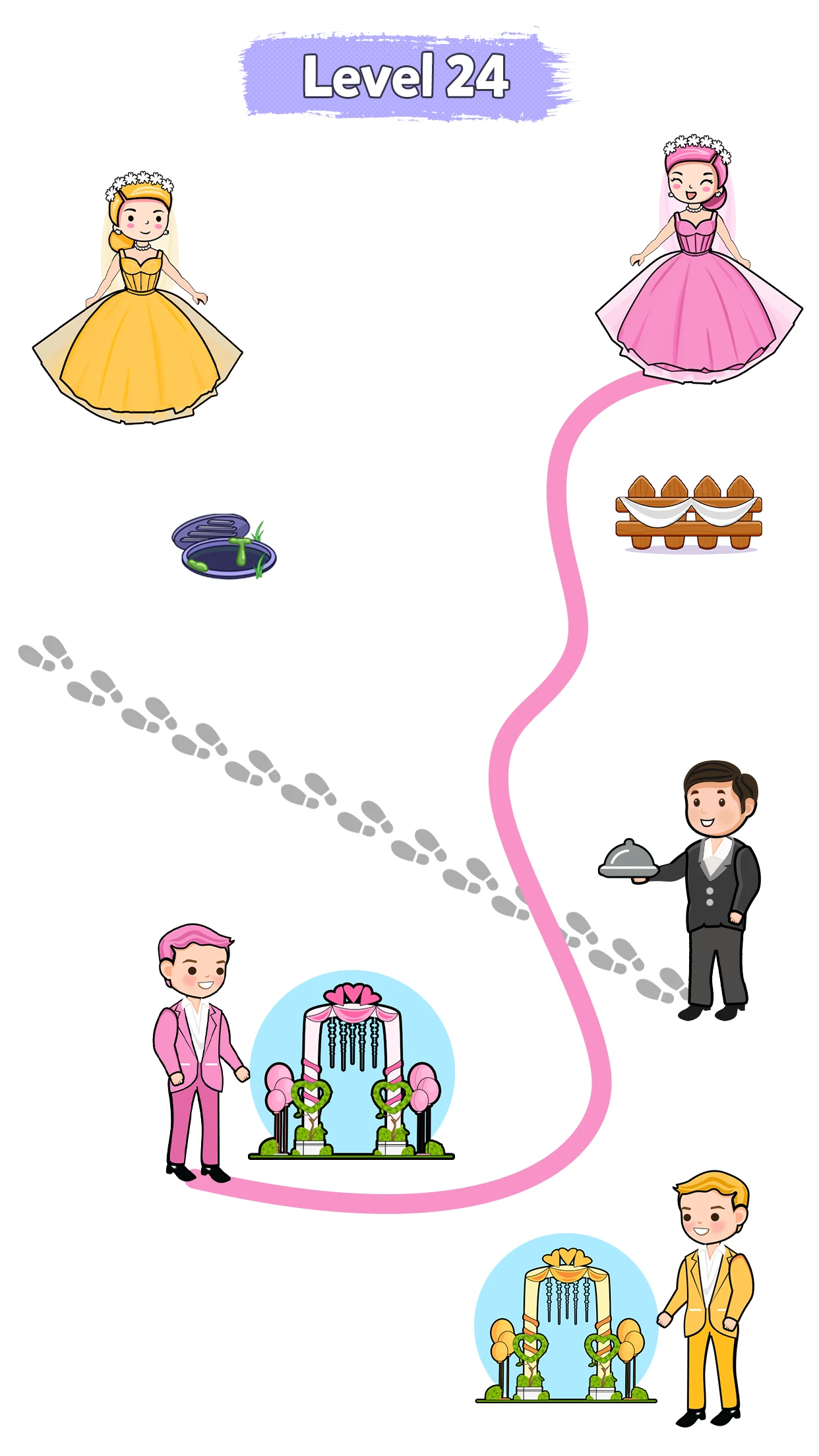 Wedding Rush: Draw Puzzle screenshot